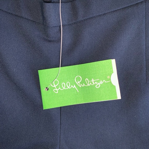 Lilly Pulitzer Alessia Stretch Dinner Pants Blue Size 4 - Picture 7 of 16